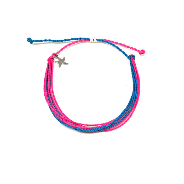 Seaside Sparkle Handmade Bracelet with Starfish Charm