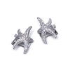 Starfish Cuff Earring Pair in Sterling Silver