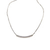 Totally Tubular Necklace in Sterling Silver