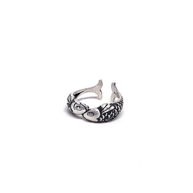 Friendly Fishes Ring in Sterling Silver
