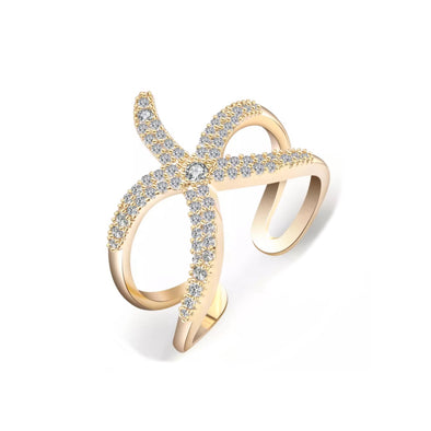 Starfish Ring | Gold | Sparkly 
